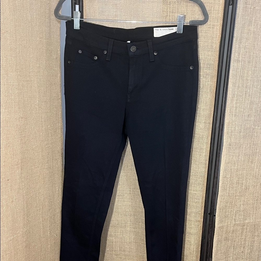 rag & bone Women's Classic Black Skinny Jeans